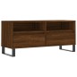 vidaXL Mueble de TV madera contrachapada marrón roble 100x34,5x44,5 cm vidaXL Mueble de TV madera contrachapada marrón roble 100x34,5x44,5 cm
