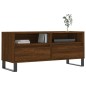 vidaXL Mueble de TV madera contrachapada marrón roble 100x34,5x44,5 cm vidaXL Mueble de TV madera contrachapada marrón roble 100x34,5x44,5 cm