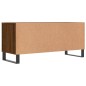 vidaXL Mueble de TV madera contrachapada marrón roble 100x34,5x44,5 cm vidaXL Mueble de TV madera contrachapada marrón roble 100x34,5x44,5 cm