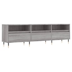 vidaXL Mueble para TV madera contrachapada gris Sonoma 150x30x44,5 cm
