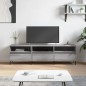 vidaXL Mueble para TV madera contrachapada gris Sonoma 150x30x44,5 cm vidaXL Mueble para TV madera contrachapada gris Sonoma 150x30x44,5 cm