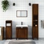 vidaXL Armario de baño madera de ingeniería marrón roble 58x33x60 cm vidaXL Armario de baño madera de ingeniería marrón roble 58x33x60 cm