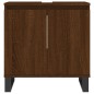 vidaXL Armario de baño madera de ingeniería marrón roble 58x33x60 cm vidaXL Armario de baño madera de ingeniería marrón roble 58x33x60 cm