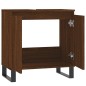 vidaXL Armario de baño madera de ingeniería marrón roble 58x33x60 cm vidaXL Armario de baño madera de ingeniería marrón roble 58x33x60 cm