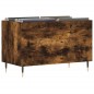 vidaXL Mueble discos madera contrachapada roble ahumado 74,5x38x48 cm vidaXL Mueble discos madera contrachapada roble ahumado 74,5x38x48 cm