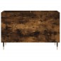 vidaXL Mueble discos madera contrachapada roble ahumado 74,5x38x48 cm vidaXL Mueble discos madera contrachapada roble ahumado 74,5x38x48 cm