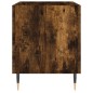 vidaXL Mueble discos madera contrachapada roble ahumado 74,5x38x48 cm vidaXL Mueble discos madera contrachapada roble ahumado 74,5x38x48 cm