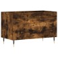 vidaXL Mueble discos madera contrachapada roble ahumado 74,5x38x48 cm vidaXL Mueble discos madera contrachapada roble ahumado 74,5x38x48 cm