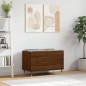 vidaXL Mueble discos madera contrachapada roble marrón 74,5x38x48 cm vidaXL Mueble discos madera contrachapada roble marrón 74,5x38x48 cm