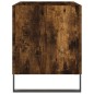 vidaXL Mueble discos madera contrachapada roble ahumado 74,5x38x48 cm vidaXL Mueble discos madera contrachapada roble ahumado 74,5x38x48 cm