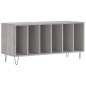 vidaXL Mueble para discos madera contrachapada gris Sonoma 100x38x48cm
