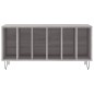 vidaXL Mueble para discos madera contrachapada gris Sonoma 100x38x48cm