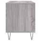 vidaXL Mueble para discos madera contrachapada gris Sonoma 100x38x48cm