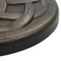 vidaXL Base de sombrilla redonda de poliresina bronce 11 kg vidaXL Base de sombrilla redonda de poliresina bronce 11 kg