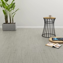 vidaXL Lamas para suelo PVC autoadhesivas 4,46m² 3 mm roble lavado