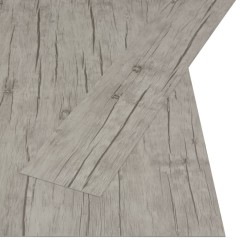 vidaXL Lamas para suelo PVC autoadhesivas 4,46m² 3 mm roble lavado