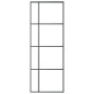 vidaXL Puerta corredera ESG vidrio y aluminio negra 76x205 cm vidaXL Puerta corredera ESG vidrio y aluminio negra 76x205 cm