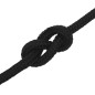 vidaXL Cuerda de trabajo poliéster negro 14 mm 25 m vidaXL Cuerda de trabajo poliéster negro 14 mm 25 m