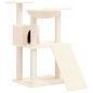 vidaXL Rascador para gatos con postes de sisal color crema 83 cm vidaXL Rascador para gatos con postes de sisal color crema 83 cm