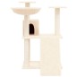 vidaXL Rascador para gatos con postes de sisal color crema 83 cm vidaXL Rascador para gatos con postes de sisal color crema 83 cm