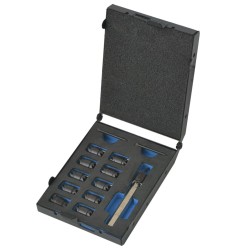 vidaXL Set de fresas para punto de soldadura 13 piezas HSS