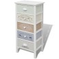 vidaXL Mueble de almacenaje estilo francés con 5 cajones madera vidaXL Mueble de almacenaje estilo francés con 5 cajones madera