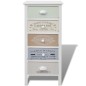 vidaXL Mueble de almacenaje estilo francés con 5 cajones madera vidaXL Mueble de almacenaje estilo francés con 5 cajones madera