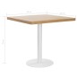 vidaXL Mesa de bistró MDF marrón claro 80x80 cm vidaXL Mesa de bistró MDF marrón claro 80x80 cm