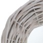 vidaXL Espejos 3 unidades mimbre blanco 15 cm vidaXL Espejos 3 unidades mimbre blanco 15 cm