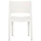 vidaXL Sillas de jardín 2 unidades polipropileno blanco vidaXL Sillas de jardín 2 unidades polipropileno blanco