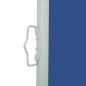 vidaXL Toldo lateral retráctil para patio azul 117x500 cm vidaXL Toldo lateral retráctil para patio azul 117x500 cm