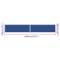vidaXL Toldo lateral retráctil azul 200x1200 cm vidaXL Toldo lateral retráctil azul 200x1200 cm