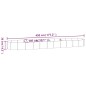 vidaXL Jardinera arriate acero recubrimiento polvo verde 450x140x36 cm vidaXL Jardinera arriate acero recubrimiento polvo verde 450x140x36 cm