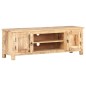 vidaXL Mueble para TV de madera maciza de mango rugosa 120x30x40 cm vidaXL Mueble para TV de madera maciza de mango rugosa 120x30x40 cm