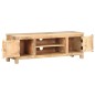 vidaXL Mueble para TV de madera maciza de mango rugosa 120x30x40 cm vidaXL Mueble para TV de madera maciza de mango rugosa 120x30x40 cm