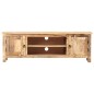 vidaXL Mueble para TV de madera maciza de mango rugosa 120x30x40 cm vidaXL Mueble para TV de madera maciza de mango rugosa 120x30x40 cm