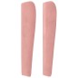 vidaXL Cabecero con orejas de terciopelo rosa 93x23x118/128 cm vidaXL Cabecero con orejas de terciopelo rosa 93x23x118/128 cm