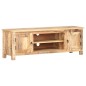 vidaXL Mueble para TV de madera maciza de mango rugosa 120x30x40 cm vidaXL Mueble para TV de madera maciza de mango rugosa 120x30x40 cm