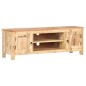 vidaXL Mueble para TV de madera maciza de mango rugosa 120x30x40 cm vidaXL Mueble para TV de madera maciza de mango rugosa 120x30x40 cm