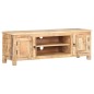 vidaXL Mueble para TV de madera maciza de mango rugosa 120x30x40 cm vidaXL Mueble para TV de madera maciza de mango rugosa 120x30x40 cm