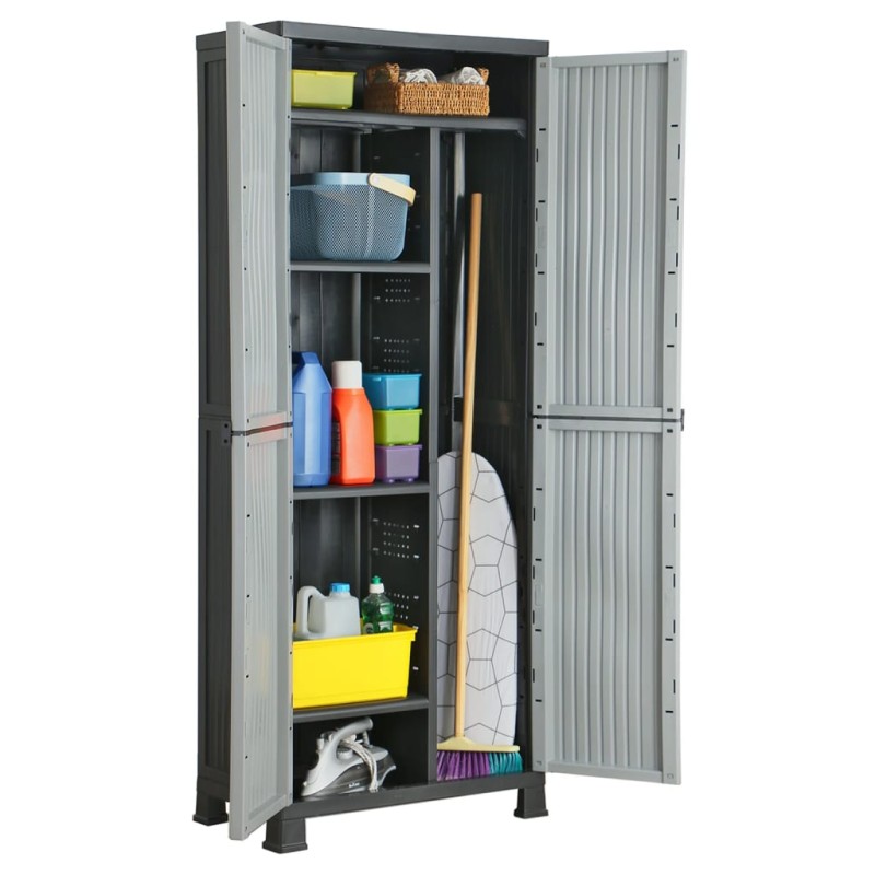 vidaXL Armario de plástico 68x39x171,5 cm vidaXL Armario de plástico 68x39x171,5 cm