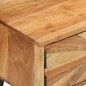 vidaXL Mueble para TV madera maciza de acacia 145x35x35 cm