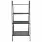 vidaXL Estantería de escalera 4 niveles metal gris antracita vidaXL Estantería de escalera 4 niveles metal gris antracita
