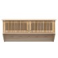 vidaXL Armario pared ganchos madera contrachapada 80x24x35,5 cm vidaXL Armario pared ganchos madera contrachapada 80x24x35,5 cm