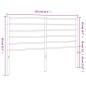 vidaXL Cabecero de metal blanco 150 cm vidaXL Cabecero de metal blanco 150 cm