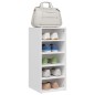 vidaXL Muebles zapateros 2 uds contrachapada blanco 31,5x35x70 cm vidaXL Muebles zapateros 2 uds contrachapada blanco 31,5x35x70 cm
