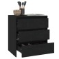 vidaXL Aparador de madera contrachapada negro 70x41x75 cm vidaXL Aparador de madera contrachapada negro 70x41x75 cm