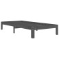 vidaXL Estructura de cama madera maciza de pino gris 90x200 cm vidaXL Estructura de cama madera maciza de pino gris 90x200 cm