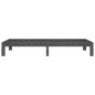 vidaXL Estructura de cama madera maciza de pino gris 90x200 cm vidaXL Estructura de cama madera maciza de pino gris 90x200 cm