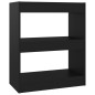 vidaXL Estantería/divisor de espacios negro 60x30x72 cm vidaXL Estantería/divisor de espacios negro 60x30x72 cm